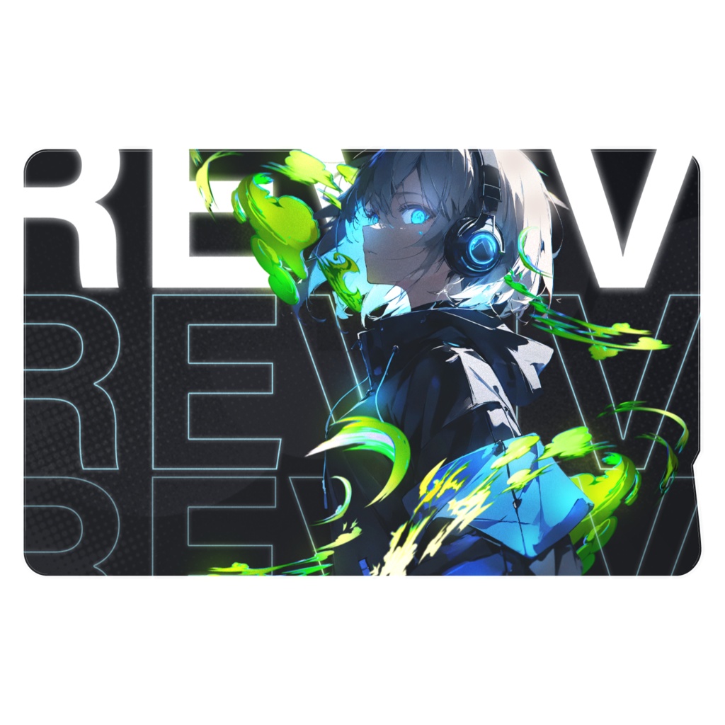 Rev.ちゃん サイバーパンク ICカードステッカー