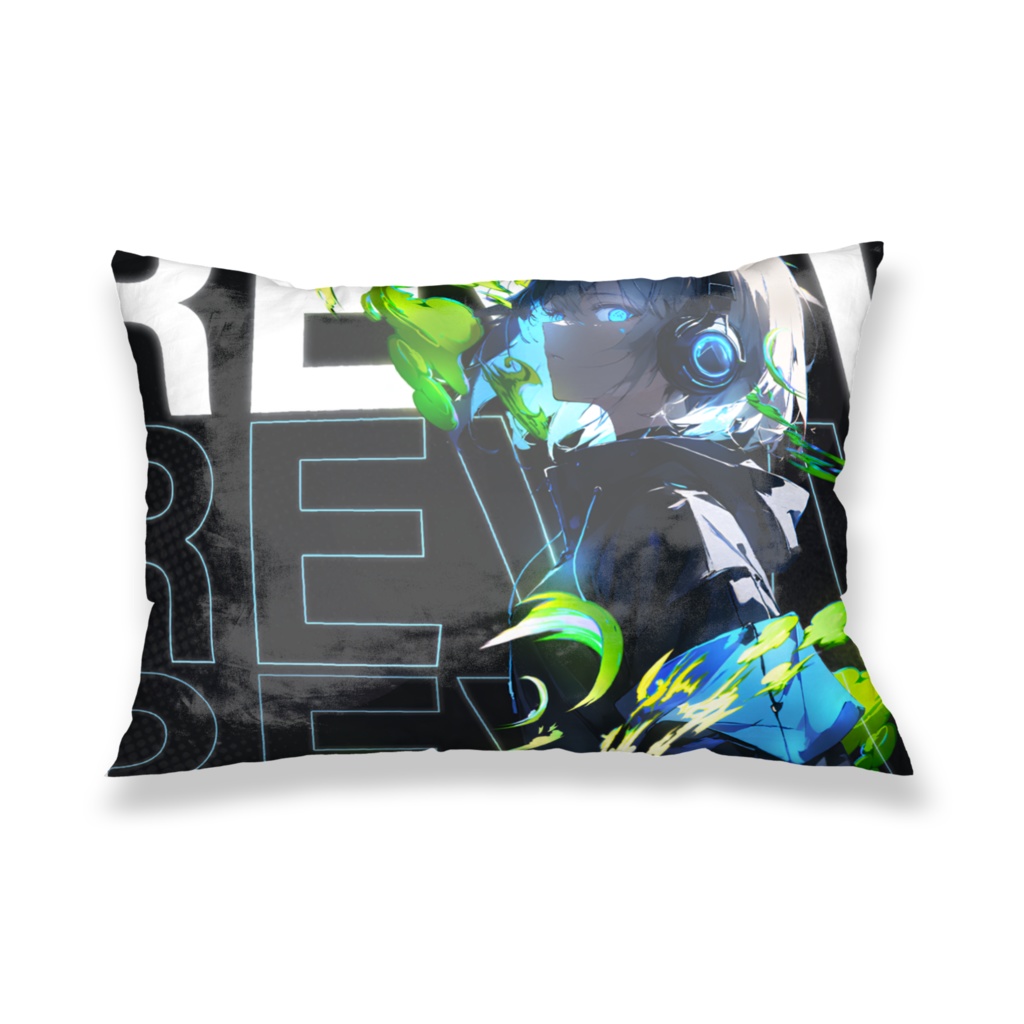 Rev.ちゃん サイバーパンク 枕カバー
