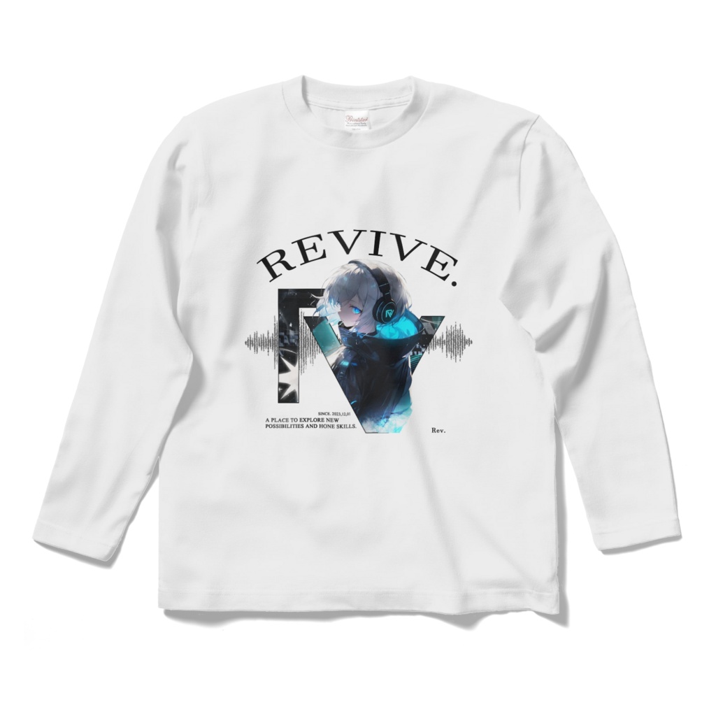 Rev.ちゃん　サイバーパンクver.2　ロングスリーブTシャツ