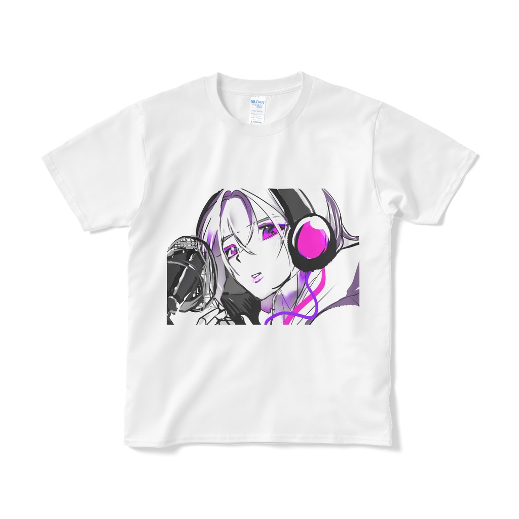 配信Rev.ちゃん ホワイト Tシャツ