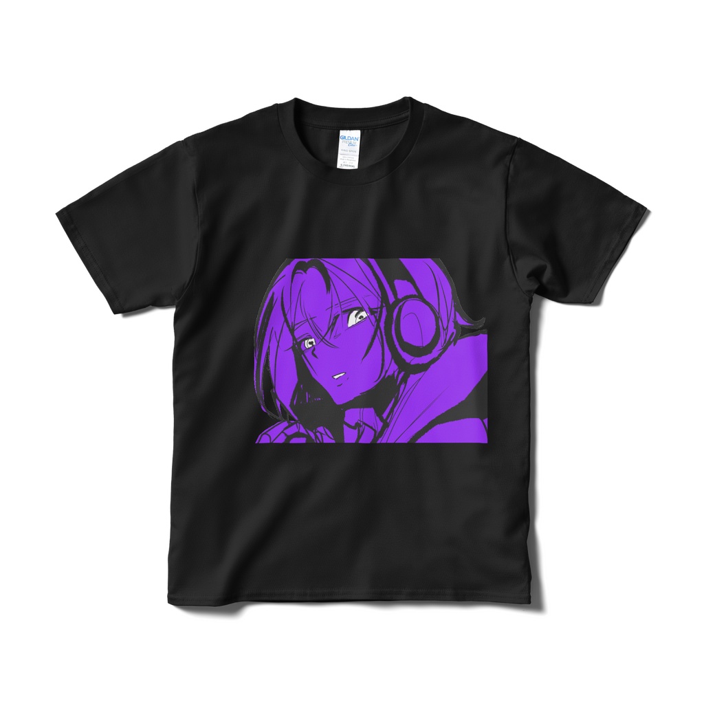 配信Rev.ちゃん ブラック Tシャツ
