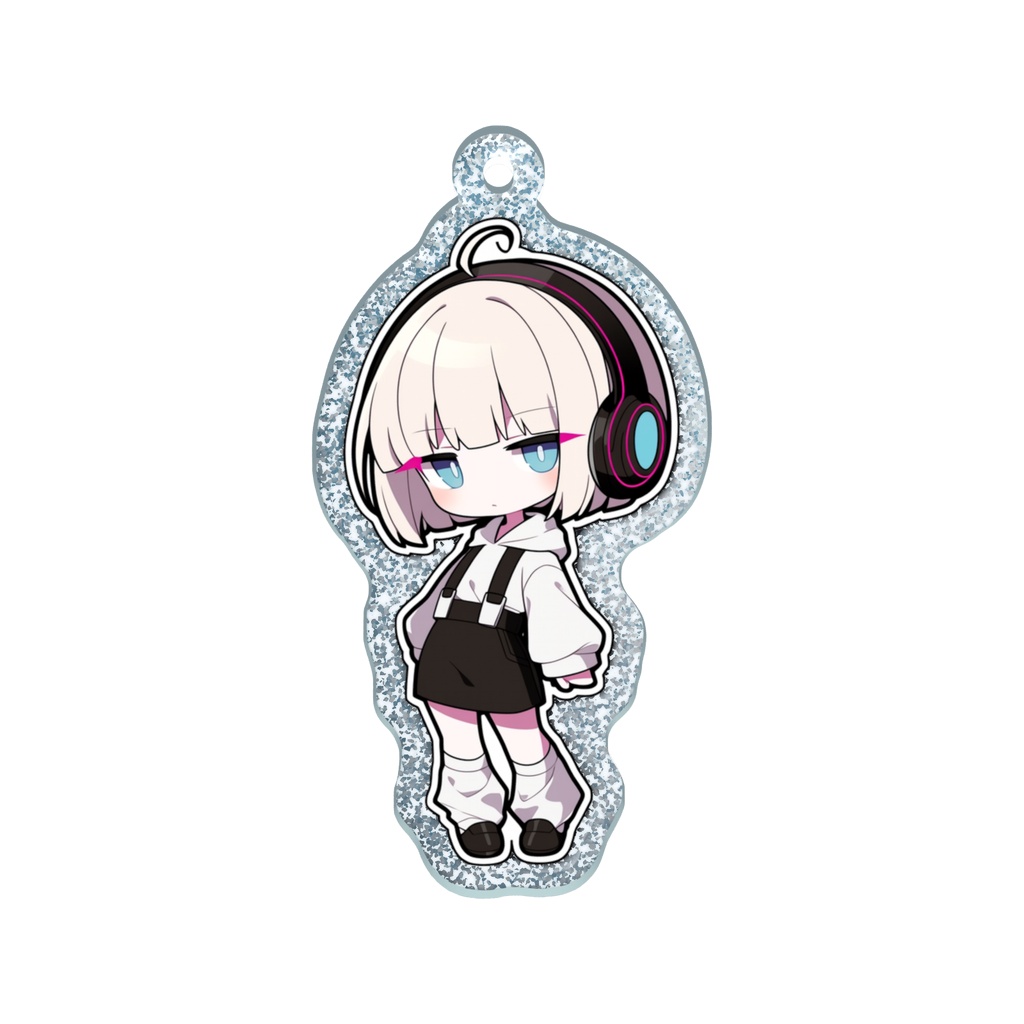 ラメアクリルキーホルダー Rev.ちゃん