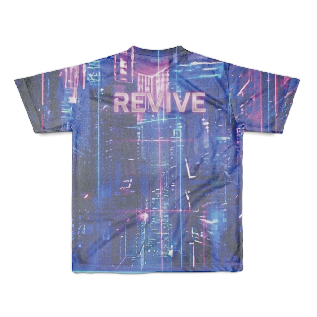 Rev.ちゃんネオン・サイレンス フルグラフィックTシャツ