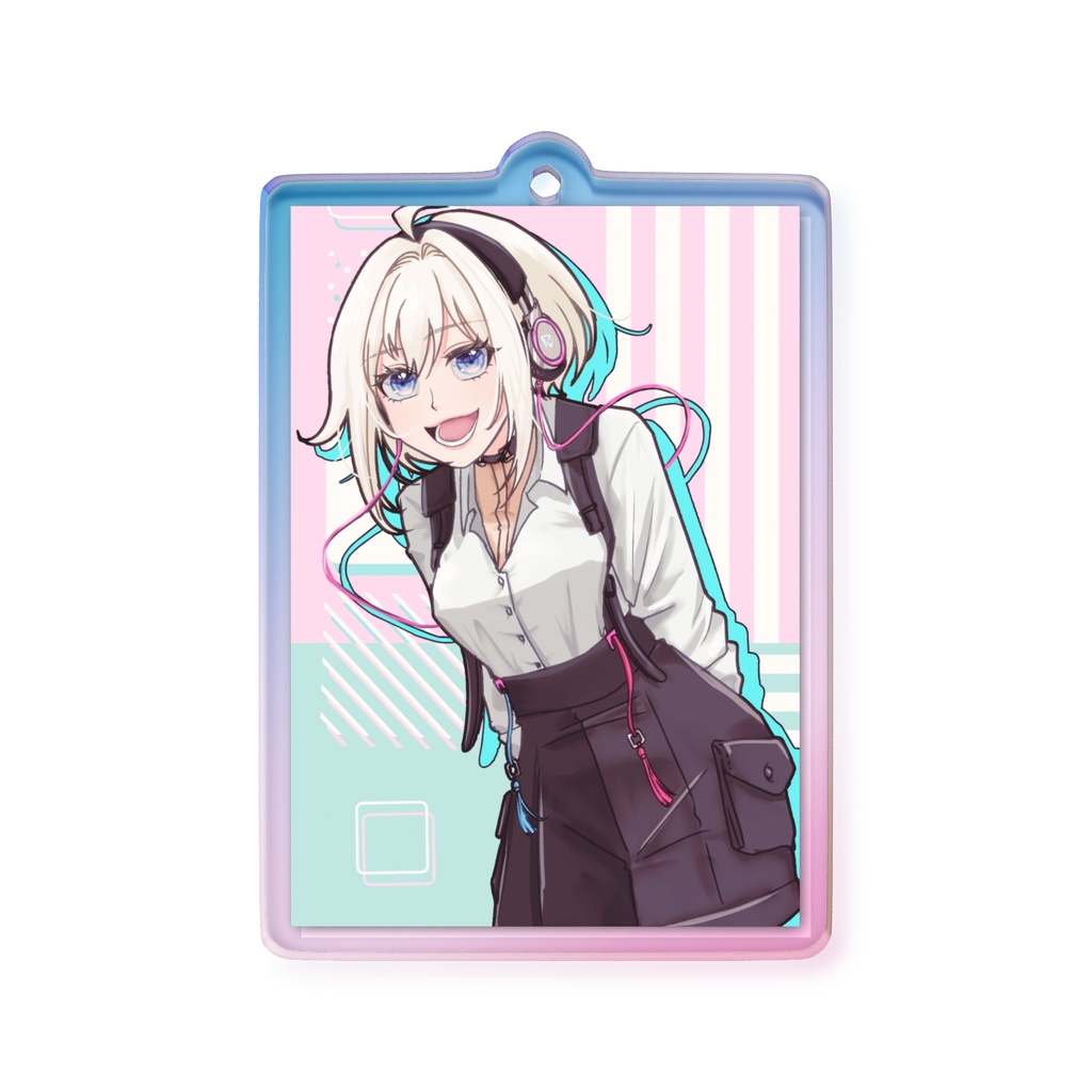 覗き込みRev.ちゃんアクリルキーホルダー