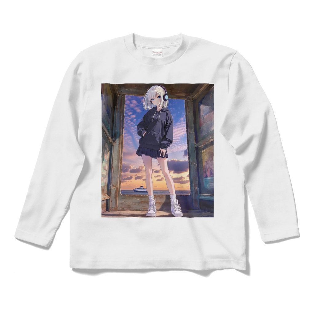 Rev.ちゃん　潮風と旅路の途中　ロングスリーブTシャツ