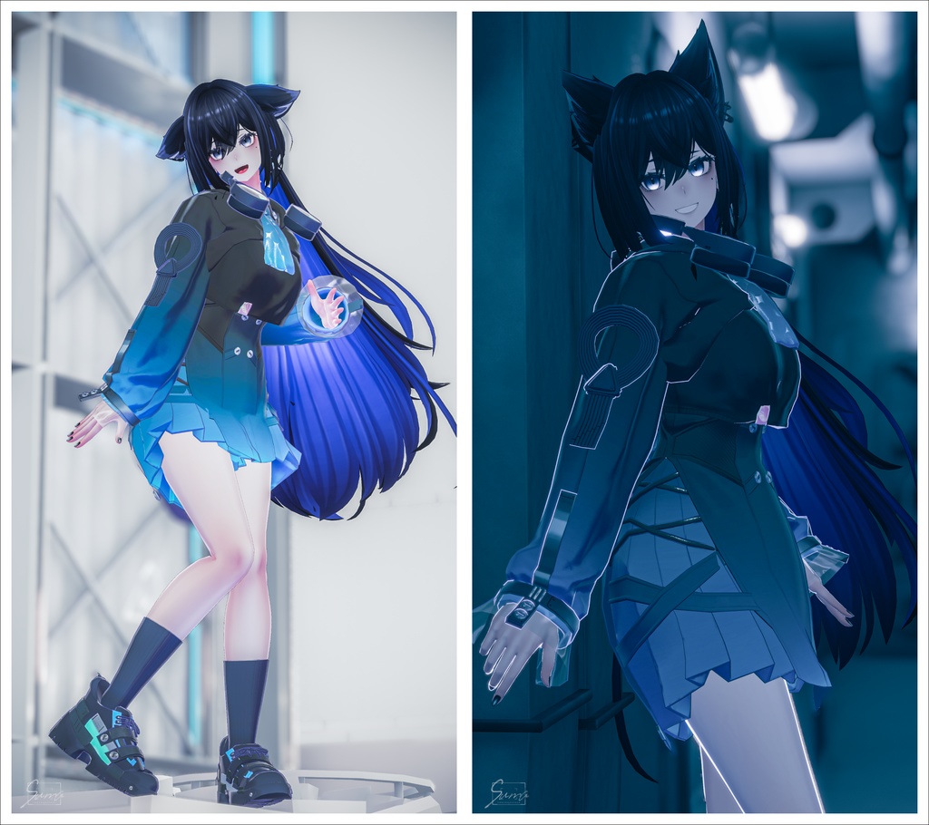 【3D衣装】ポップアップストリーマー【10アバター対応】