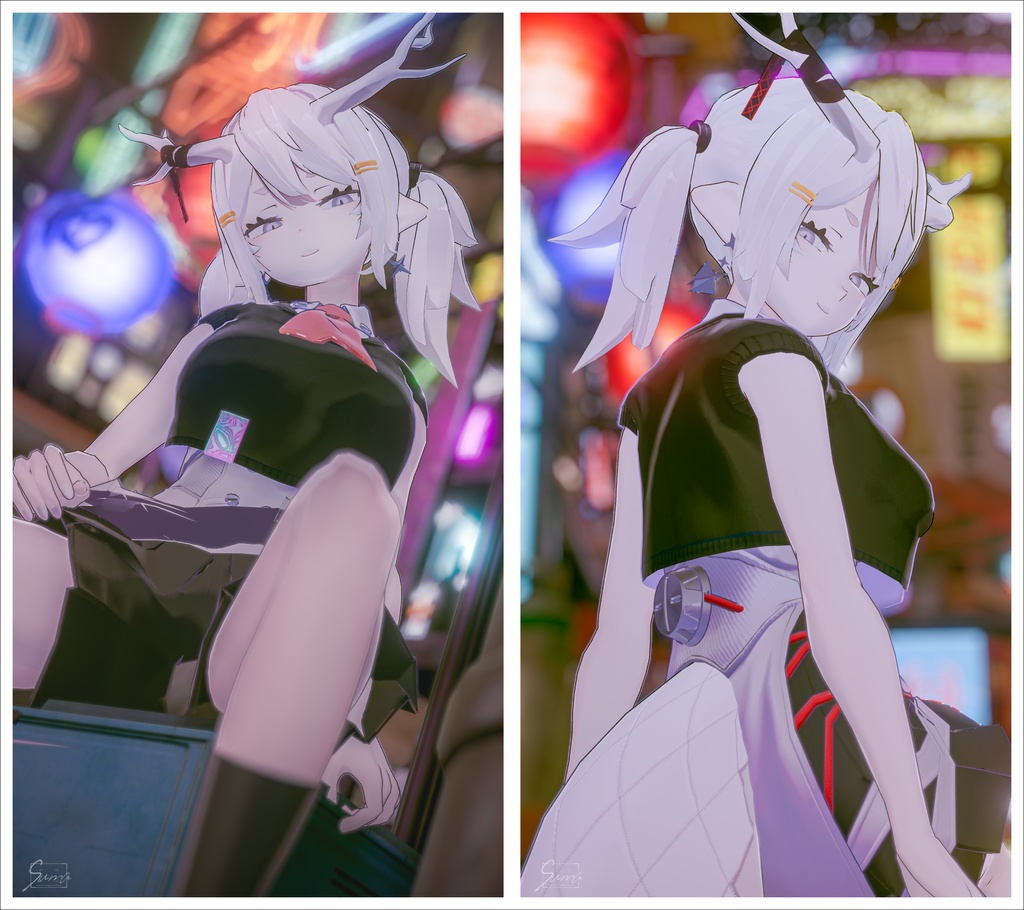 【3D衣装】ポップアップストリーマー【10アバター対応】