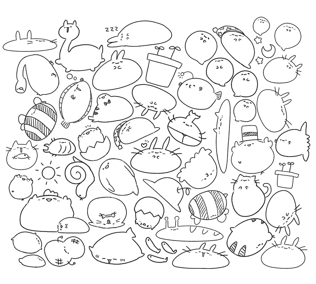 100円でまんまるアイコン描いてます！