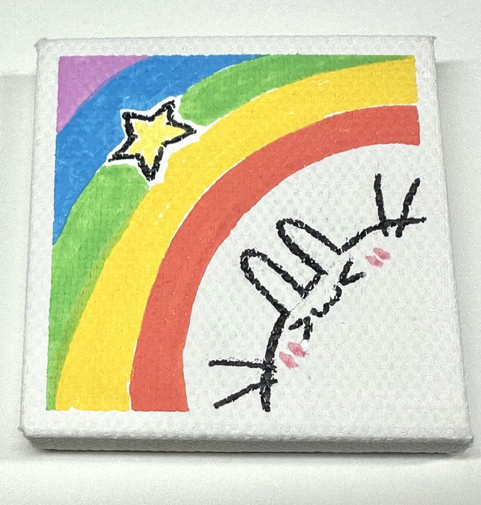 【ミニキャンバスボード】うさぎさん