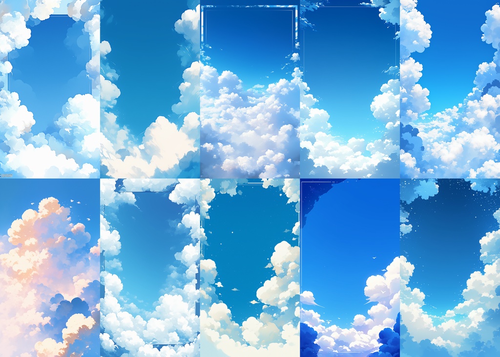 雲 縦型 スマホ 背景