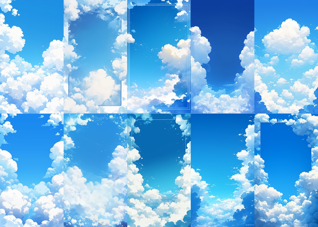 雲 縦型 スマホ 背景