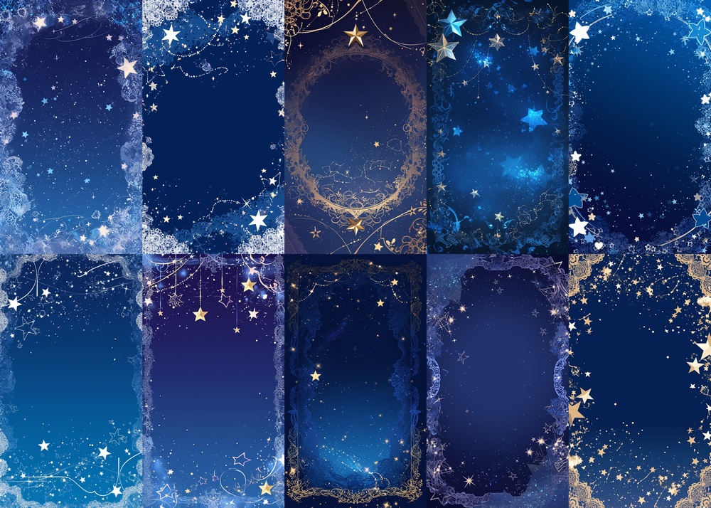 星とレース 縦型 スマホ 背景