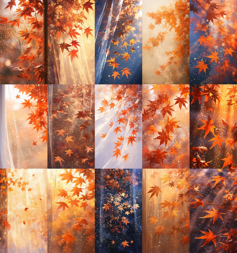 もみじ 縦型 スマホ 背景 45枚