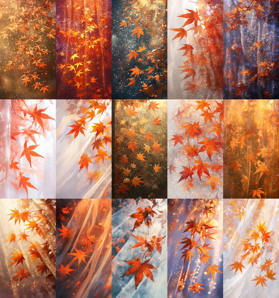 もみじ 縦型 スマホ 背景 45枚