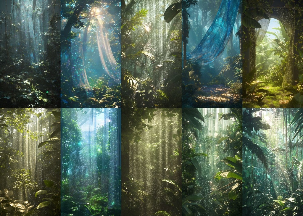 ジャングル 縦型 スマホ 背景 40枚