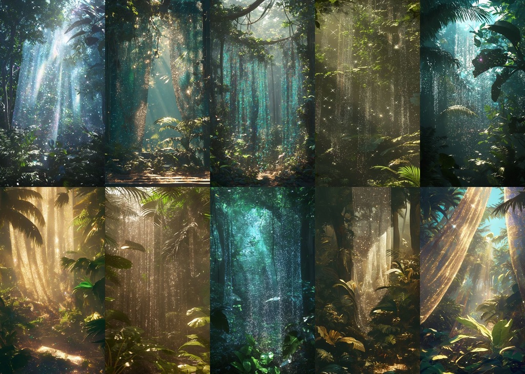 ジャングル 縦型 スマホ 背景 40枚