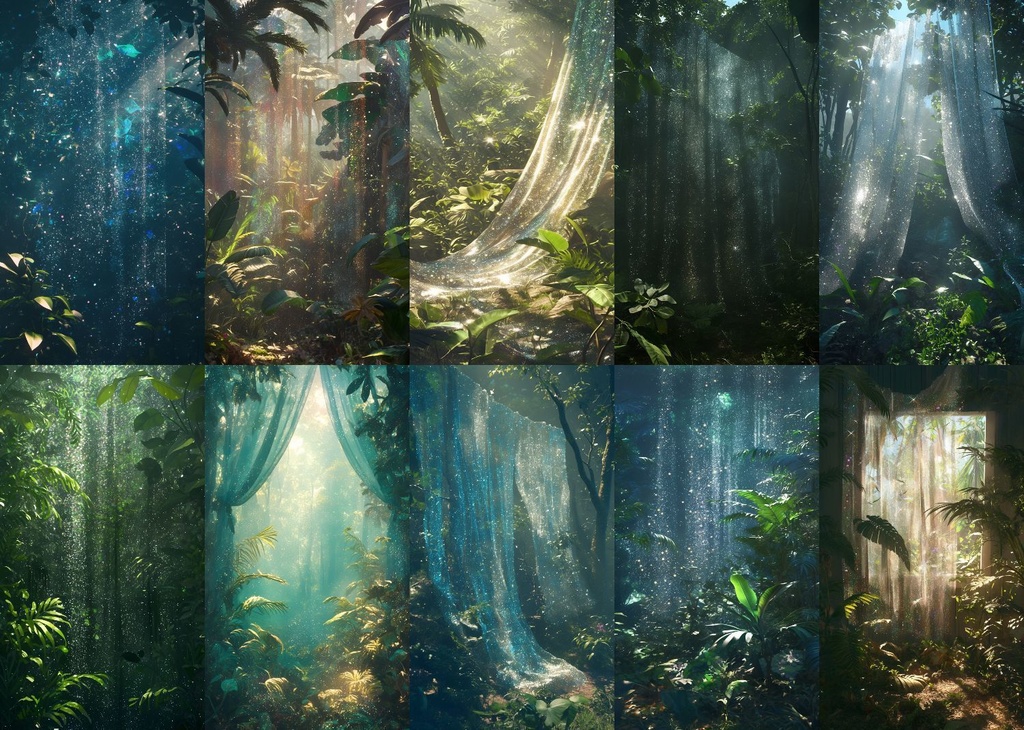 ジャングル 縦型 スマホ 背景 40枚