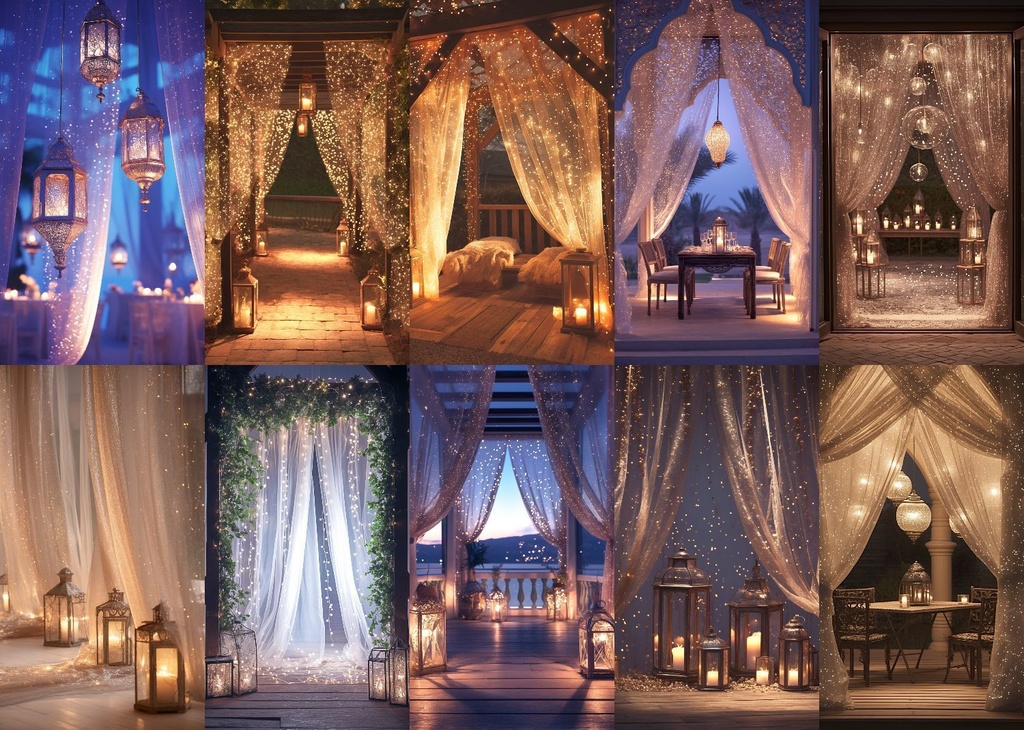 ランタン 縦型 スマホ 背景 52枚