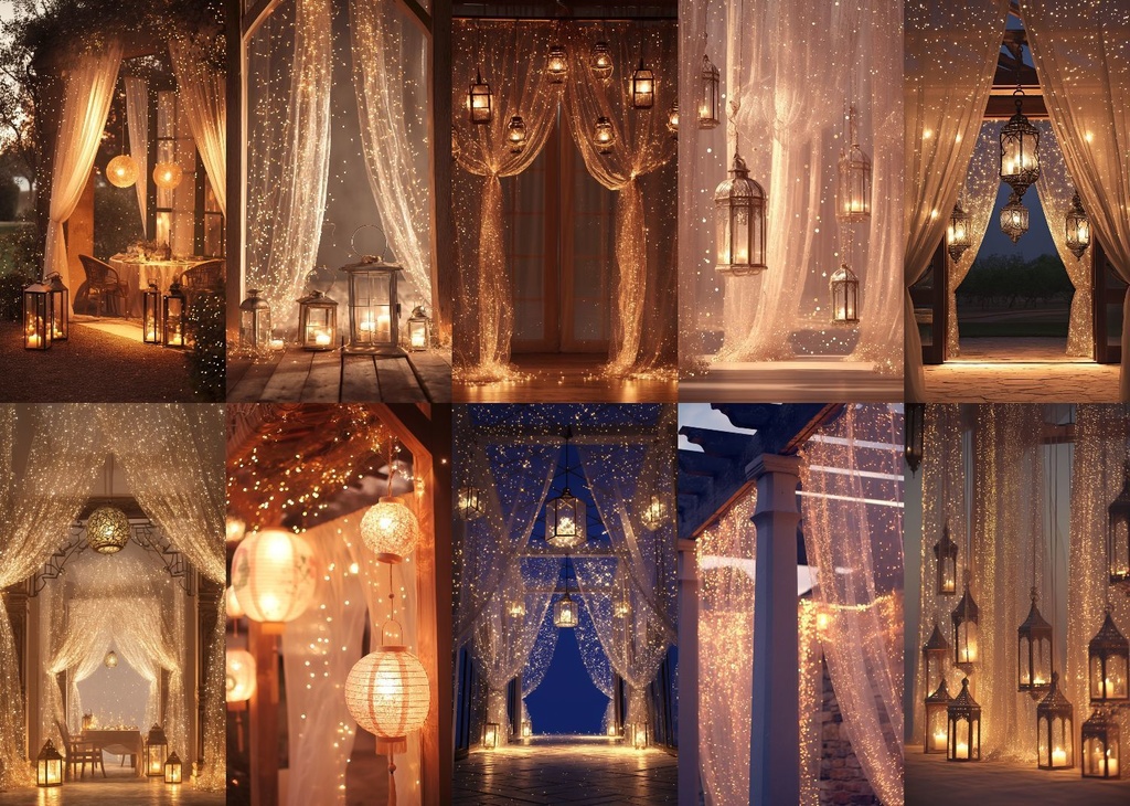 ランタン 縦型 スマホ 背景 52枚