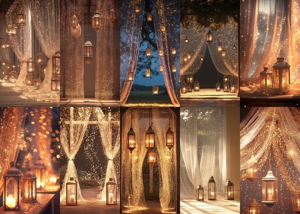 ランタン 縦型 スマホ 背景 52枚