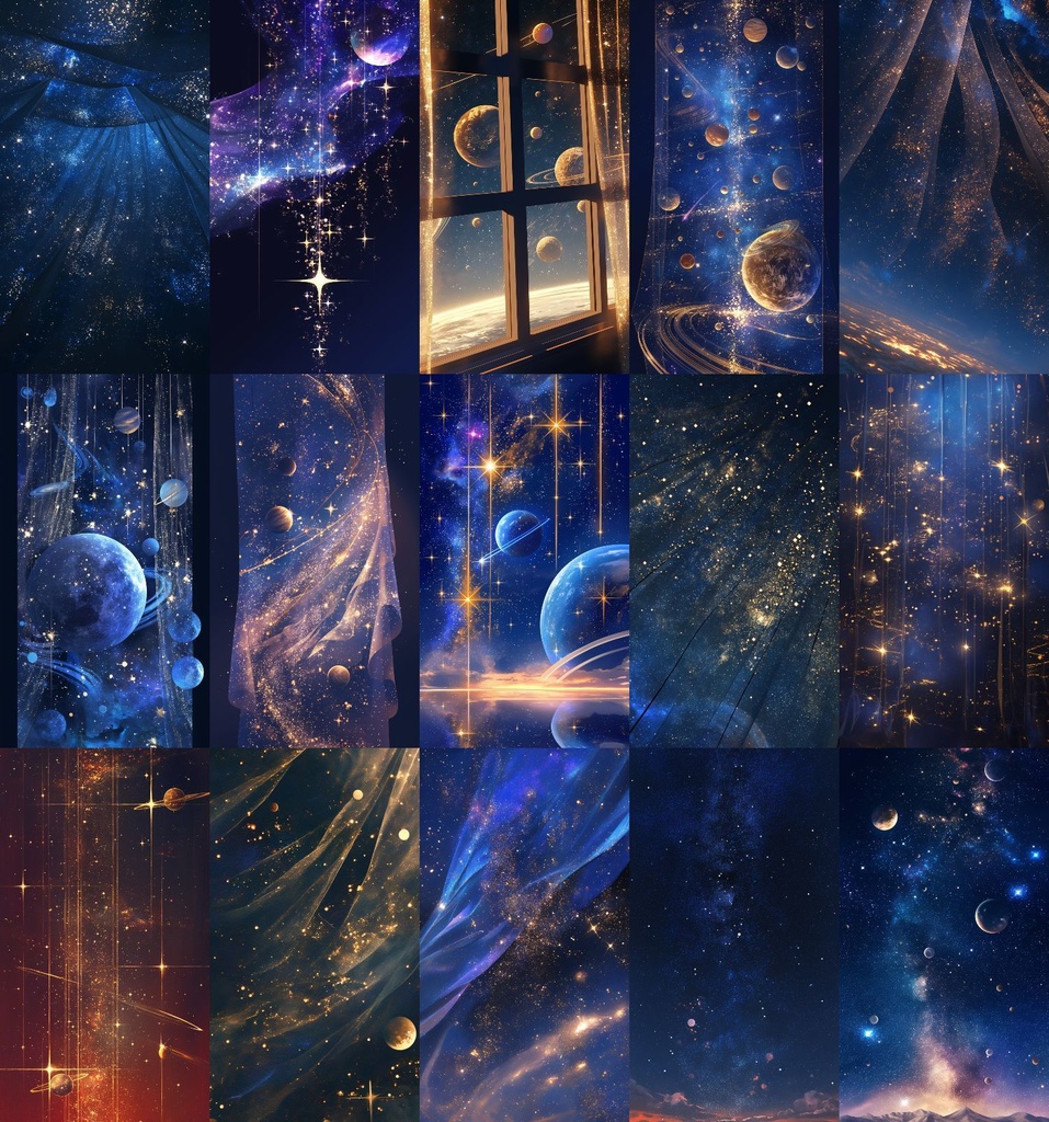 太陽系 縦型 スマホ 背景 128枚