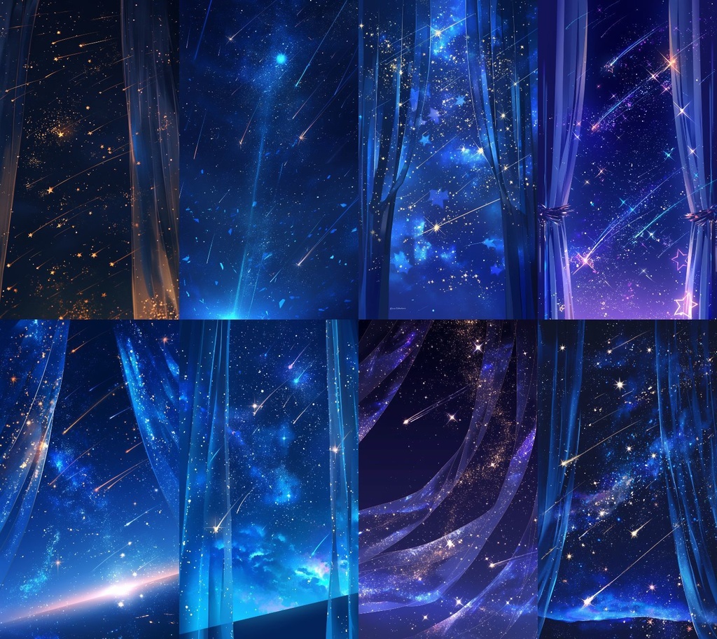 流れ星 縦型 スマホ 背景 48枚