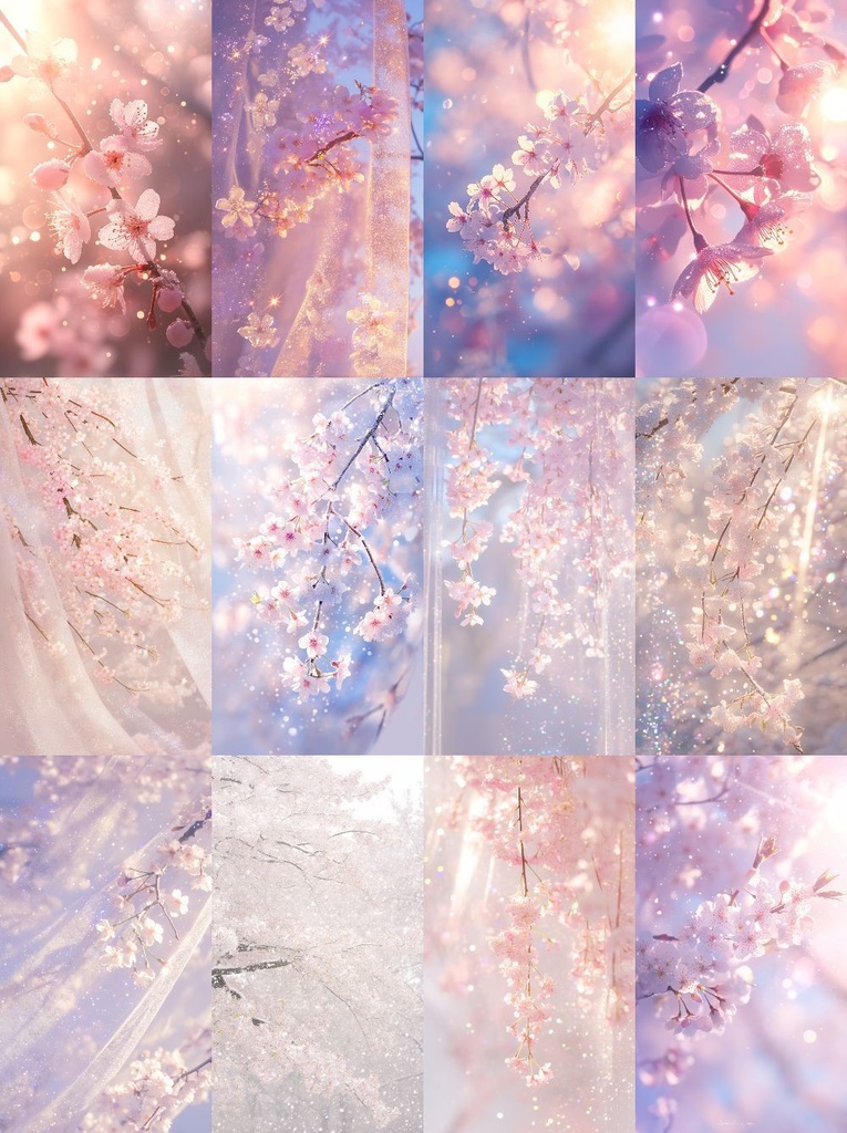 さくら 縦型 スマホ 背景 52枚