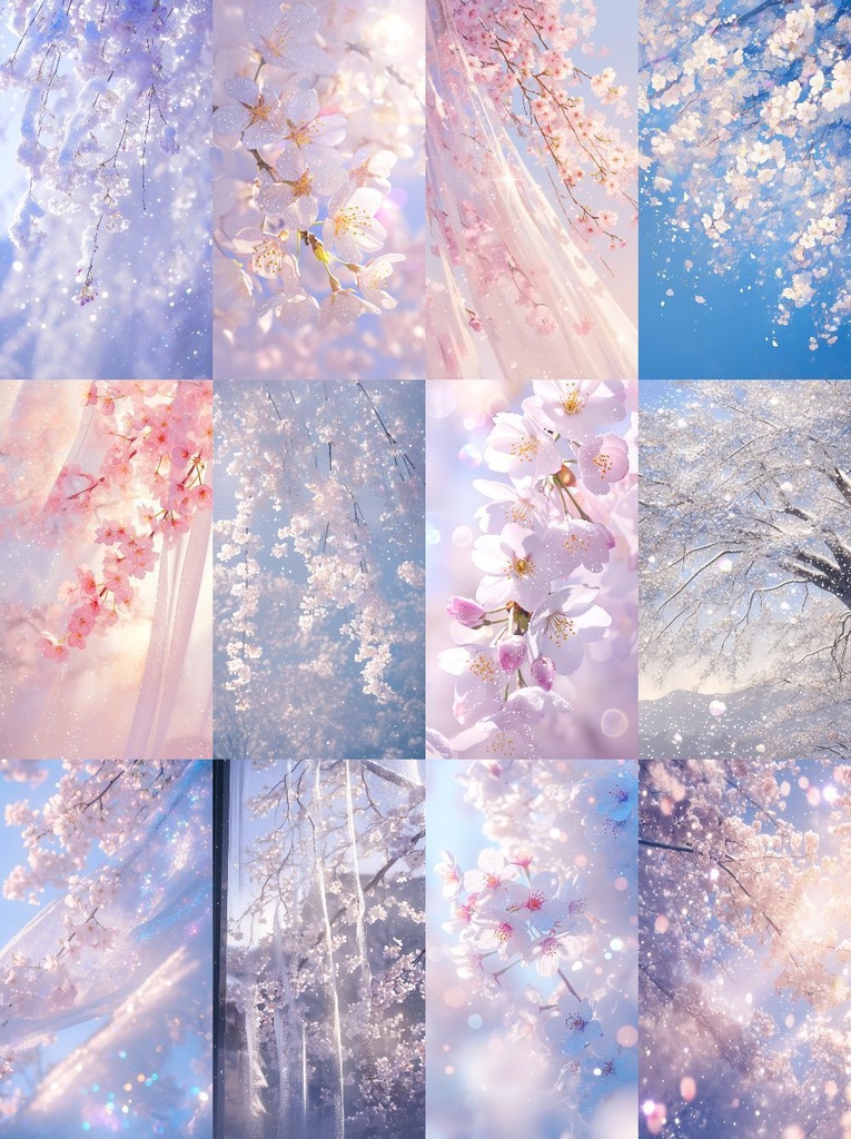 さくら 縦型 スマホ 背景 52枚