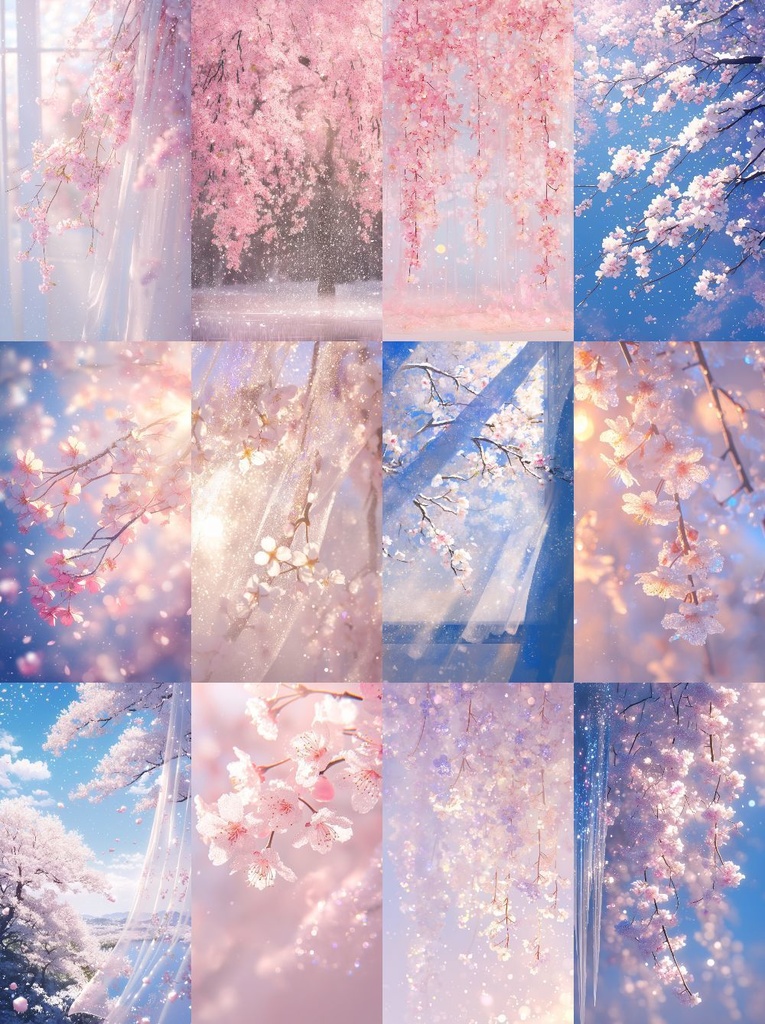 さくら 縦型 スマホ 背景 52枚
