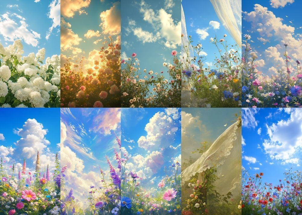 庭園の花 縦型 スマホ 背景 112枚