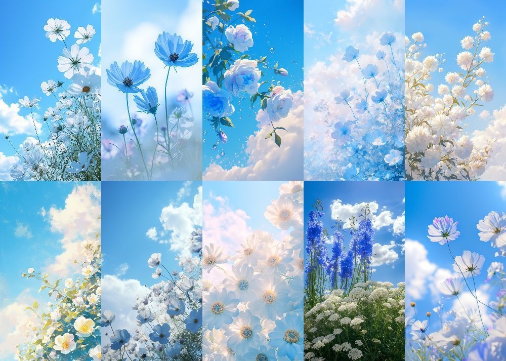 庭園の花 縦型 スマホ 背景 112枚