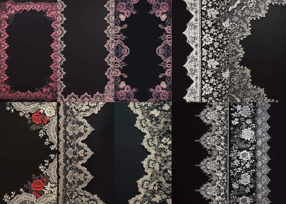 ゴスロリ 背景 黒地 9:16 153枚 スマホ 縦画面