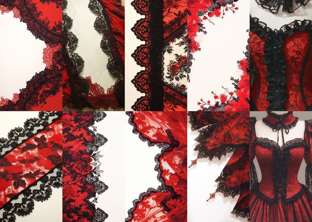 ゴスロリ 背景 白地 9:16 157枚 スマホ 縦画面