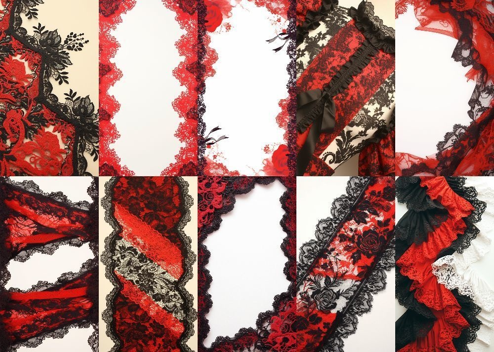 ゴスロリ 背景 白地 9:16 157枚 スマホ 縦画面