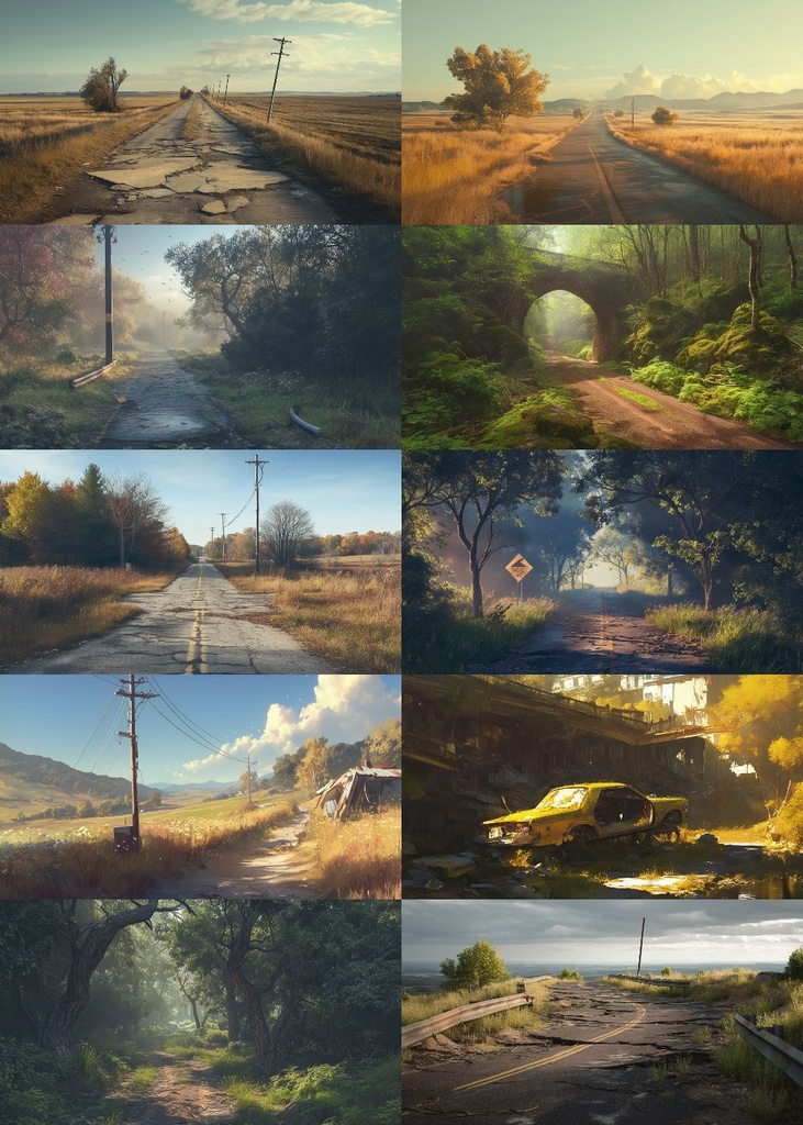 廃線・廃道 背景 16:9 139枚 PC 横画面