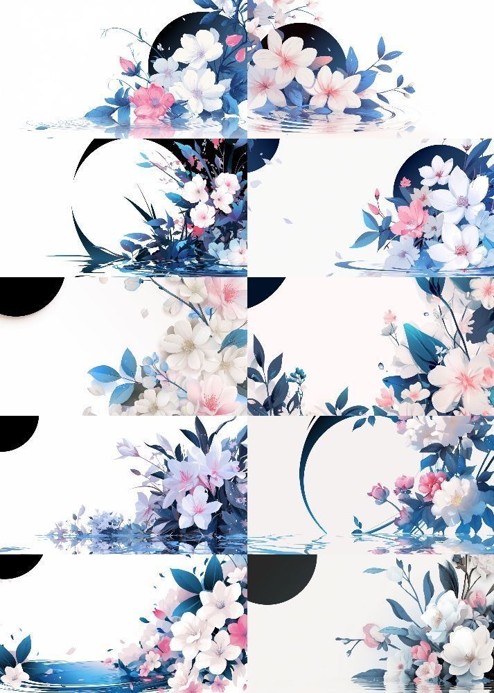 黒い月 背景 16:9 145枚 PC 横画面