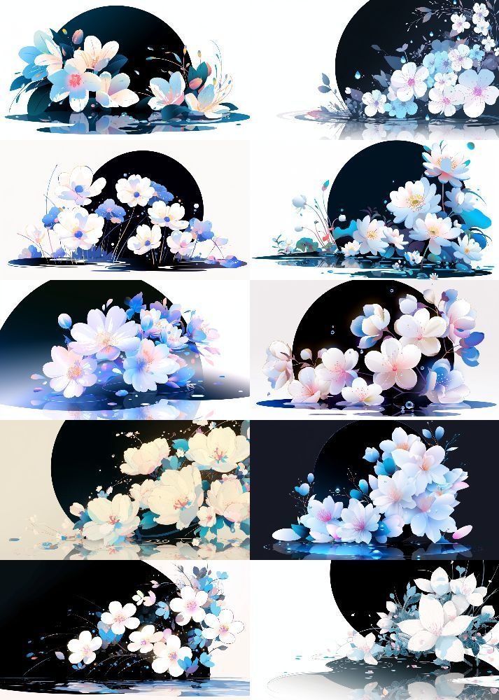 黒い月 背景 16:9 145枚 PC 横画面