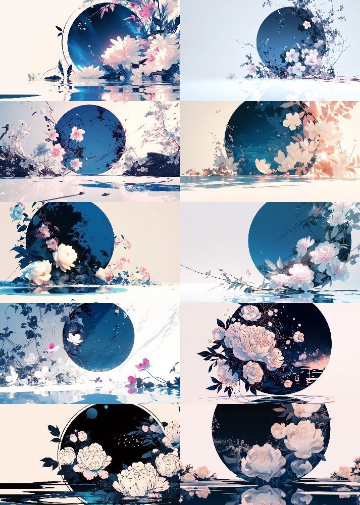 黒い月 背景 16:9 145枚 PC 横画面