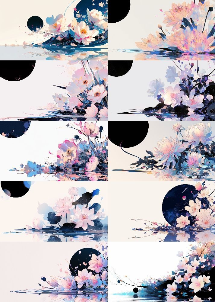 黒い月 背景 16:9 145枚 PC 横画面