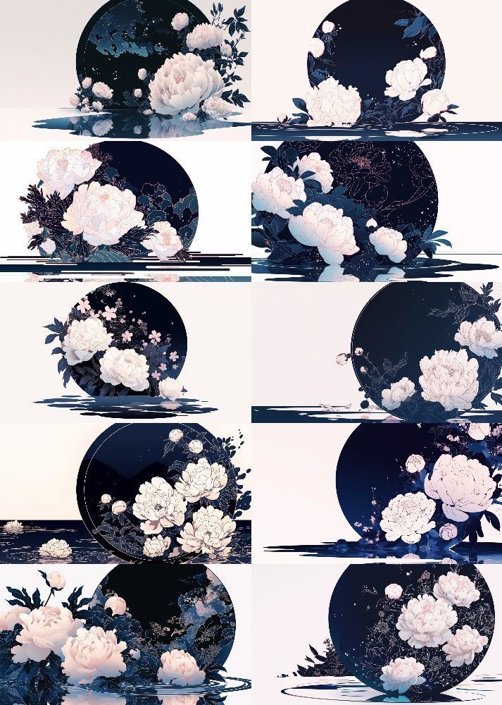 黒い月 背景 16:9 145枚 PC 横画面