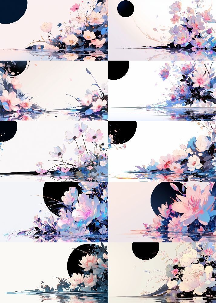 黒い月 背景 16:9 145枚 PC 横画面