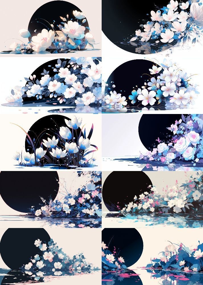 黒い月 背景 16:9 145枚 PC 横画面