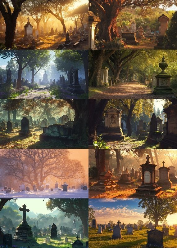 墓地 背景 16:9 112枚 PC 横画面