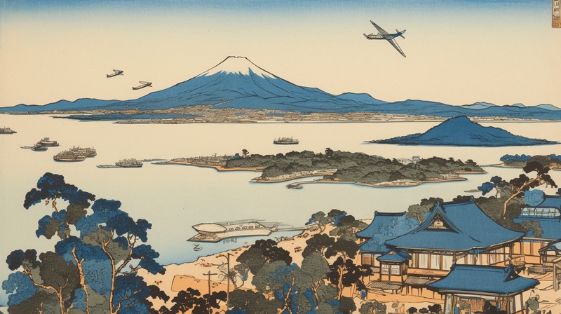 現代風 浮世絵 背景 16:9 221枚 PC 横画面