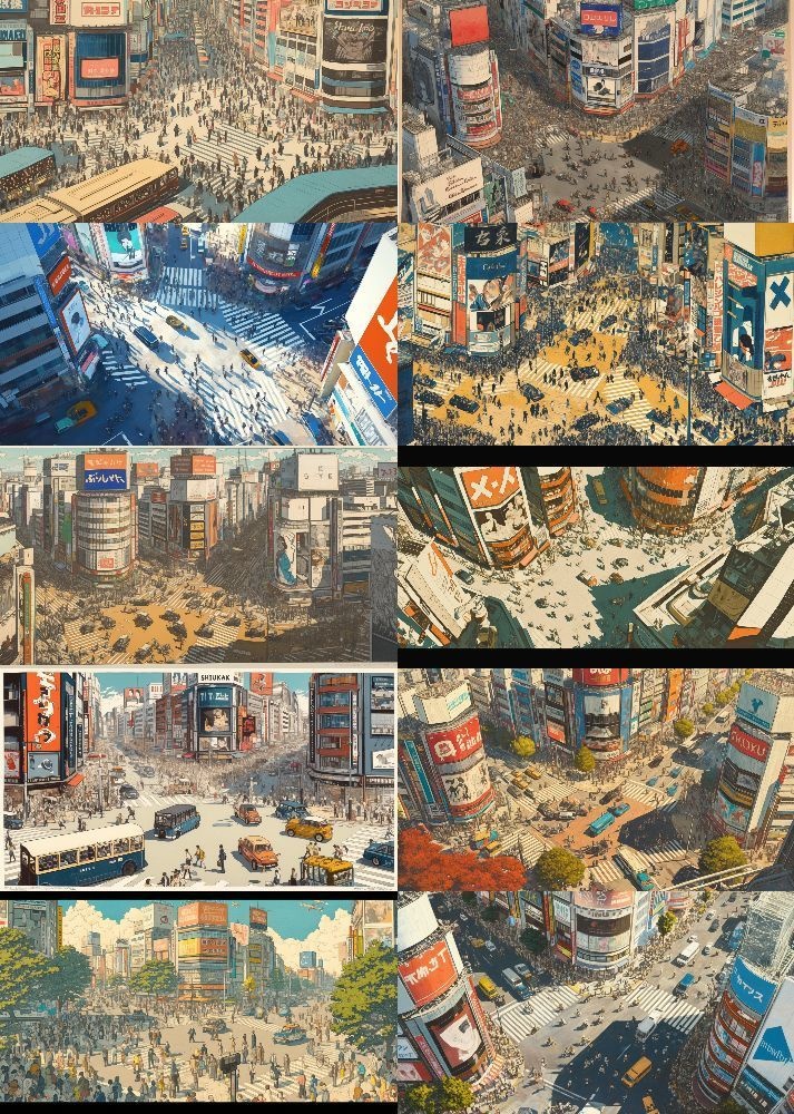 現代風 浮世絵 背景 16:9 221枚 PC 横画面