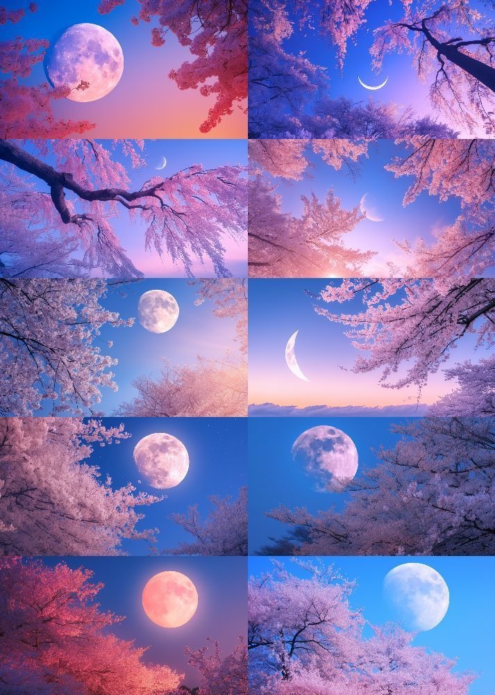 桜 背景 16:9 170枚 PC 横画面