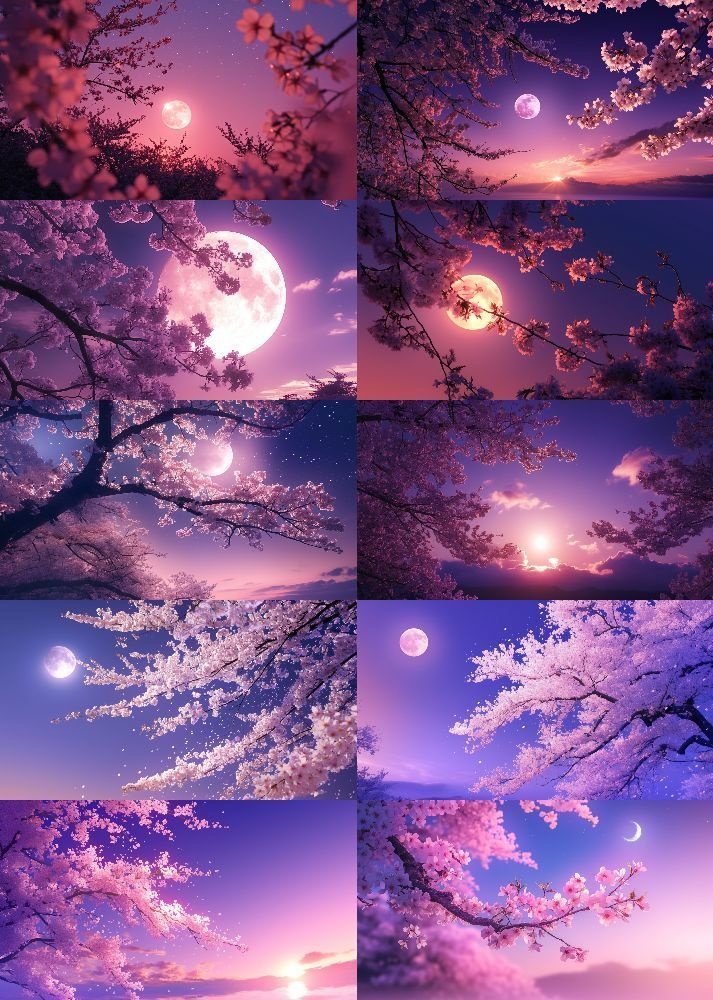 桜 背景 16:9 170枚 PC 横画面