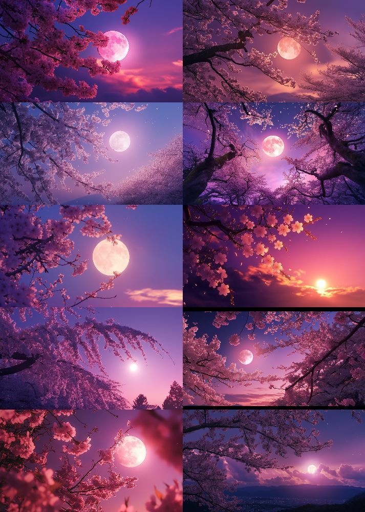 桜 背景 16:9 170枚 PC 横画面