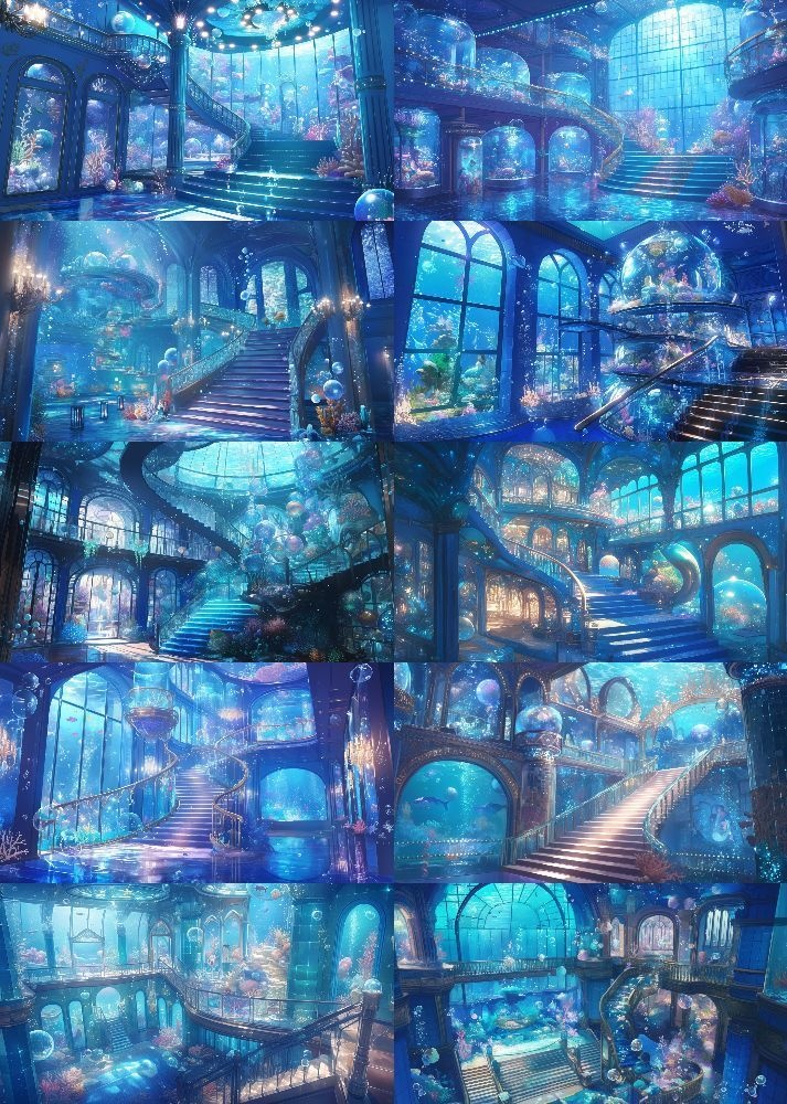 人魚の宮殿 背景 16:9 128枚