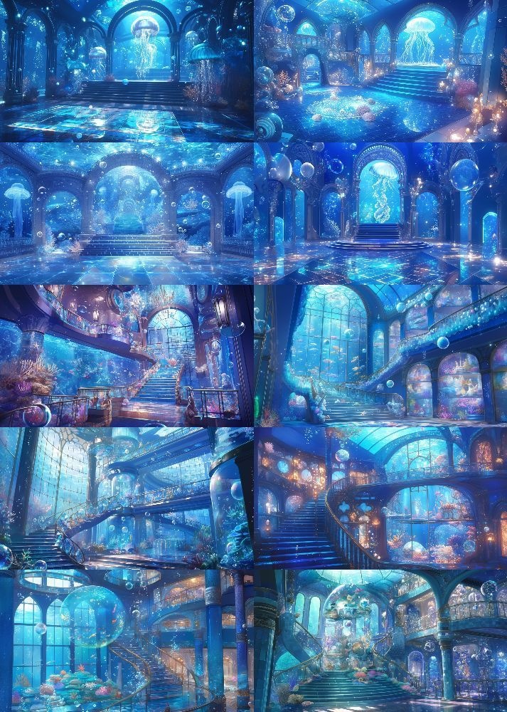 人魚の宮殿 背景 16:9 128枚